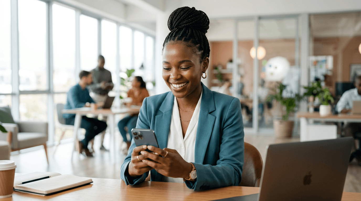 Confident African Professional